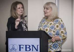 Anca Vlad, antreprenor  al firmei Fildas, membru FBN Romania si Mihaela Harsan - Secretarul General al Family Business Network Romania